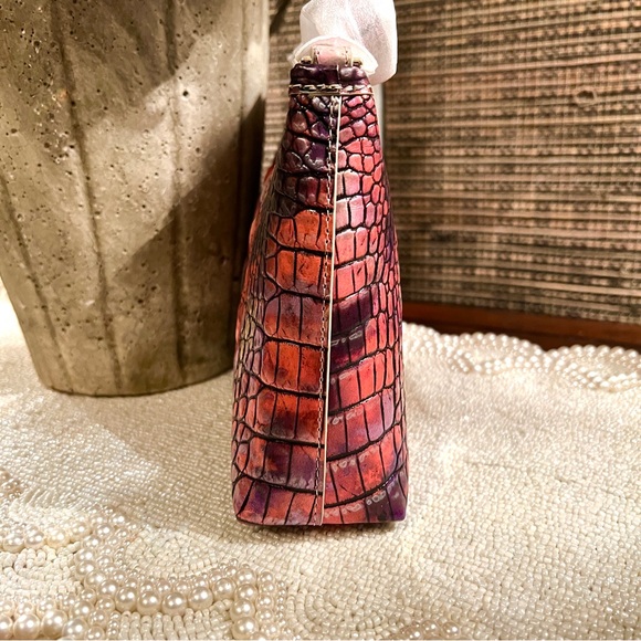 Brahmin Leather Lorelei Shoulder Bag and Credit Card Wallet Set in Supernova! - Picture 5 of 10